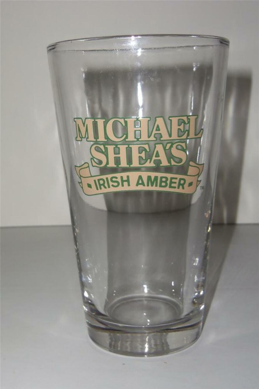 Micheal Shea's Irish Amber Beer Glass Drink Barware -071320